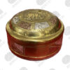Silver And Copper Inlaid Brass Multi Purpose Box